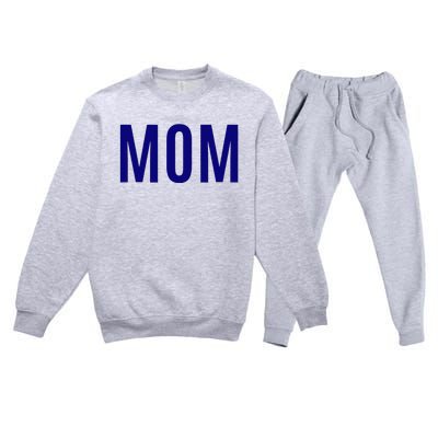 Mom Graphic Premium Crewneck Sweatsuit Set