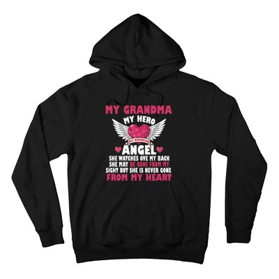 My Grandma My Hero My Angel Hoodie