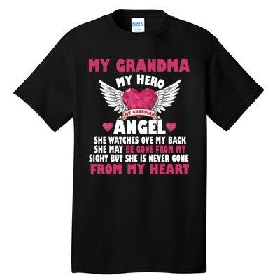 My Grandma My Hero My Angel Tall T-Shirt