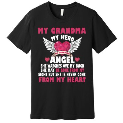 My Grandma My Hero My Angel Premium T-Shirt