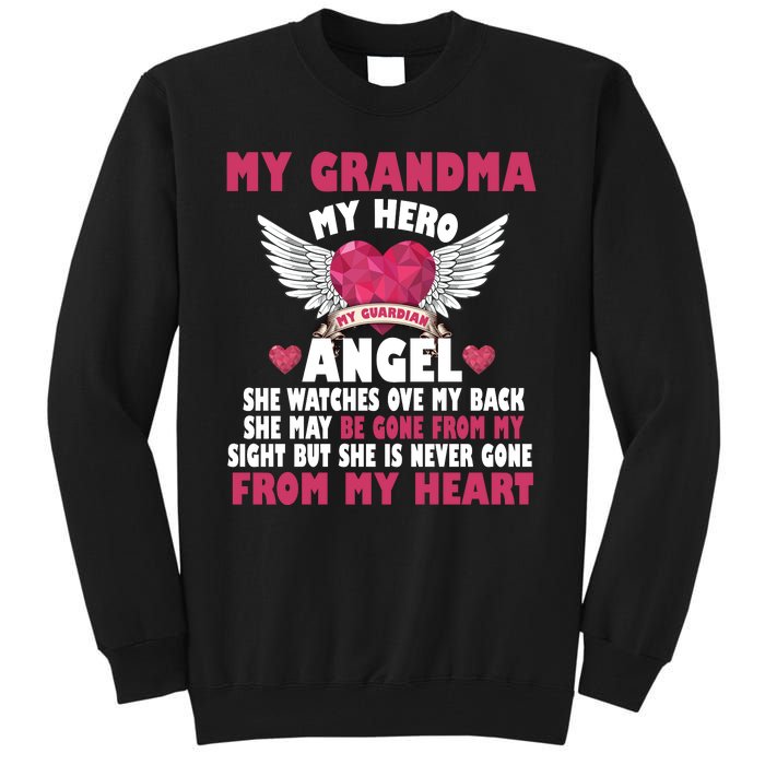 My Grandma My Hero My Angel Tall Sweatshirt