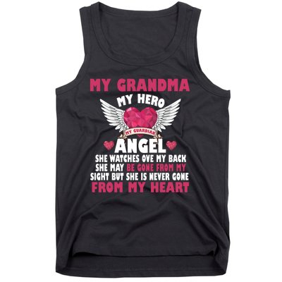 My Grandma My Hero My Angel Tank Top