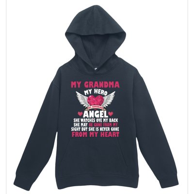 My Grandma My Hero My Angel Urban Pullover Hoodie