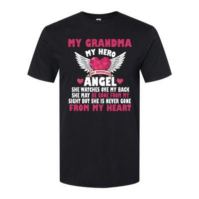 My Grandma My Hero My Angel Softstyle CVC T-Shirt