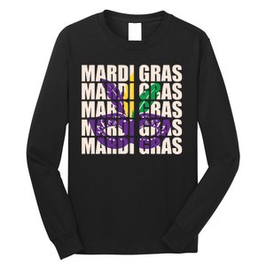 Mardi Gras Mask Mardi Gras Party Costume Long Sleeve Shirt