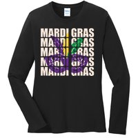 Mardi Gras Mask Mardi Gras Party Costume Ladies Long Sleeve Shirt