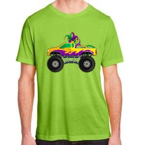 Mardi Gras Monster Truck Beads Jester Hagreat Gift Gift Adult ChromaSoft Performance T-Shirt