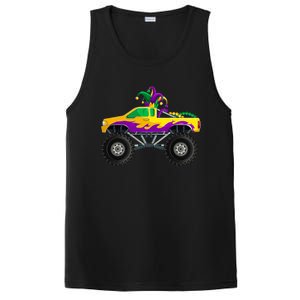 Mardi Gras Monster Truck Beads Jester Hagreat Gift Gift PosiCharge Competitor Tank