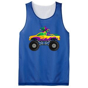 Mardi Gras Monster Truck Beads Jester Hagreat Gift Gift Mesh Reversible Basketball Jersey Tank