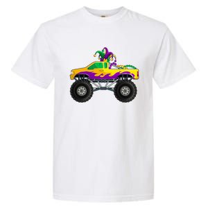 Mardi Gras Monster Truck Beads Jester Hagreat Gift Gift Garment-Dyed Heavyweight T-Shirt