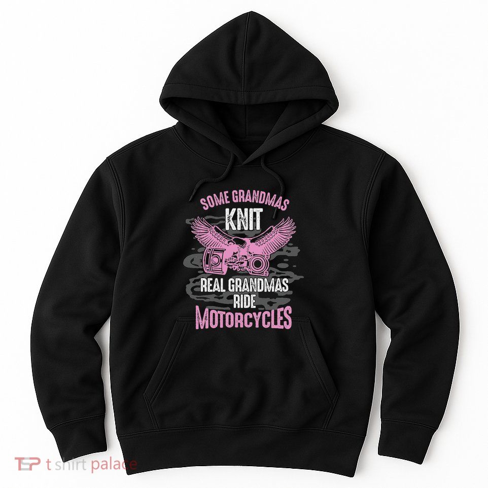 Motorcyclist Grandmother Motorist Cyclist Grandma Hoodie
