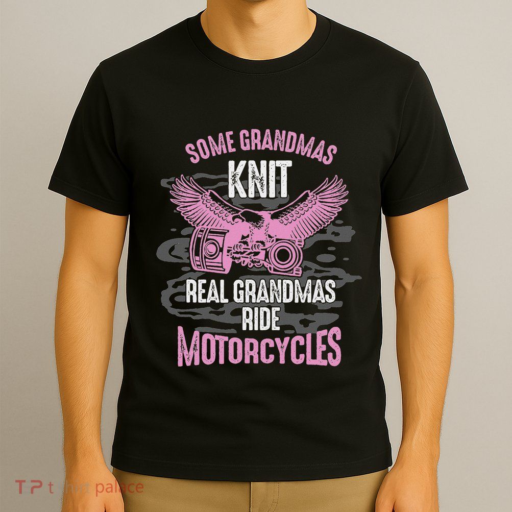 Motorcyclist Grandmother Motorist Cyclist Grandma T-Shirt