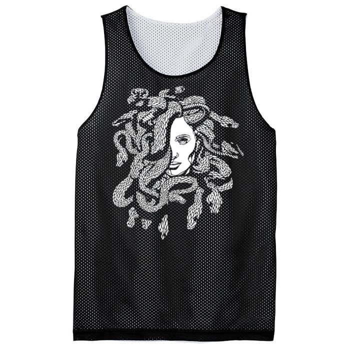 Medusa Greek Mythology Snake Lover Mesh Reversible Basketball Jersey Tank