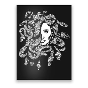 Medusa Greek Mythology Snake Lover Poster