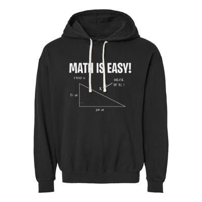 Math Geometry Mathematicians Garment-Dyed Fleece Hoodie