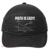 Math Geometry Mathematicians 7-Panel Snapback Hat