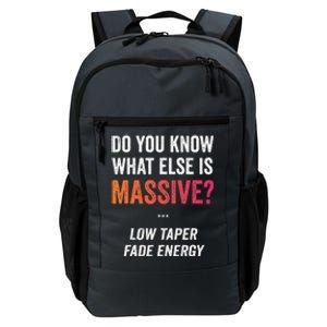 Massive Gaming Meme Funny Low Taper Fade Energy Meme Daily Commute Backpack