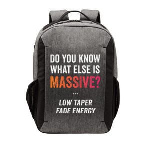 Massive Gaming Meme Funny Low Taper Fade Energy Meme Vector Backpack