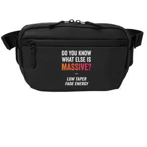 Massive Gaming Meme Funny Low Taper Fade Energy Meme Crossbody Pack