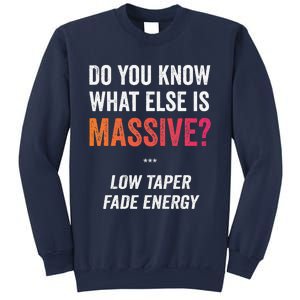 Massive Gaming Meme Funny Low Taper Fade Energy Meme Sweatshirt