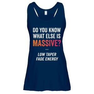 Massive Gaming Meme Funny Low Taper Fade Energy Meme Ladies Essential Flowy Tank