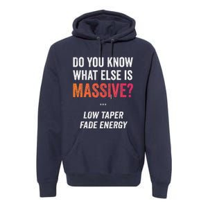 Massive Gaming Meme Funny Low Taper Fade Energy Meme Premium Hoodie