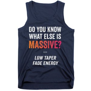 Massive Gaming Meme Funny Low Taper Fade Energy Meme Tank Top