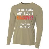 Massive Gaming Meme Funny Low Taper Fade Energy Meme Cooling Performance Long Sleeve Crew