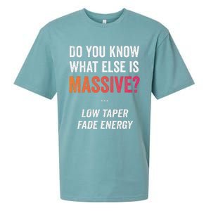 Massive Gaming Meme Funny Low Taper Fade Energy Meme Sueded Cloud Jersey T-Shirt