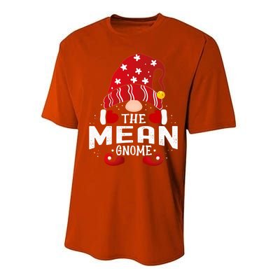 Mean Gnome Matching Christmas Pjs For Family Gift Performance Sprint T-Shirt