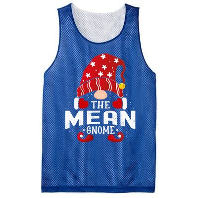 Mean Gnome Matching Christmas Pjs For Family Gift Mesh Reversible Basketball Jersey Tank