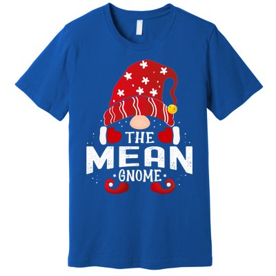 Mean Gnome Matching Christmas Pjs For Family Gift Premium T-Shirt