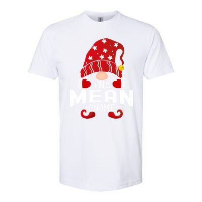 Mean Gnome Matching Christmas Pjs For Family Gift Softstyle® CVC T-Shirt