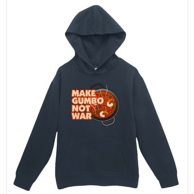 Make Gumbo Not War Louisiana Urban Pullover Hoodie