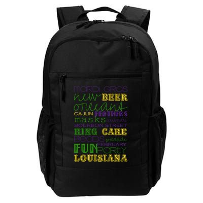 Mardi Gras New Orleans Festive Fun Party Daily Commute Backpack