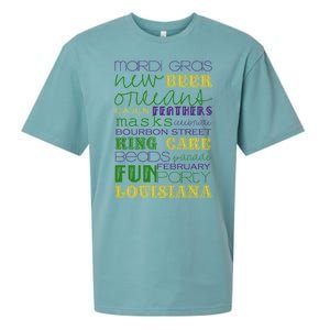 Mardi Gras New Orleans Festive Fun Party Sueded Cloud Jersey T-Shirt