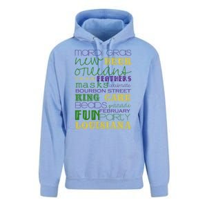 Mardi Gras New Orleans Festive Fun Party Unisex Surf Hoodie