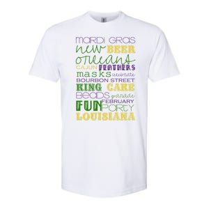 Mardi Gras New Orleans Festive Fun Party Softstyle CVC T-Shirt