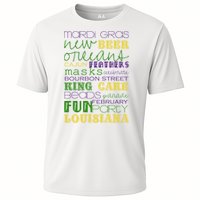 Mardi Gras New Orleans Festive Fun Party Cooling Performance Crew T-Shirt