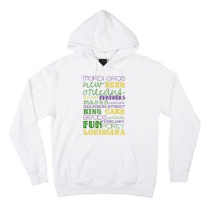 Mardi Gras New Orleans Festive Fun Party Hoodie