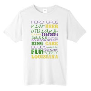 Mardi Gras New Orleans Festive Fun Party Tall Fusion ChromaSoft Performance T-Shirt