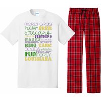 Mardi Gras New Orleans Festive Fun Party Pajama Set