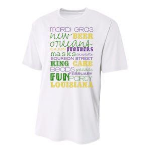 Mardi Gras New Orleans Festive Fun Party Performance Sprint T-Shirt