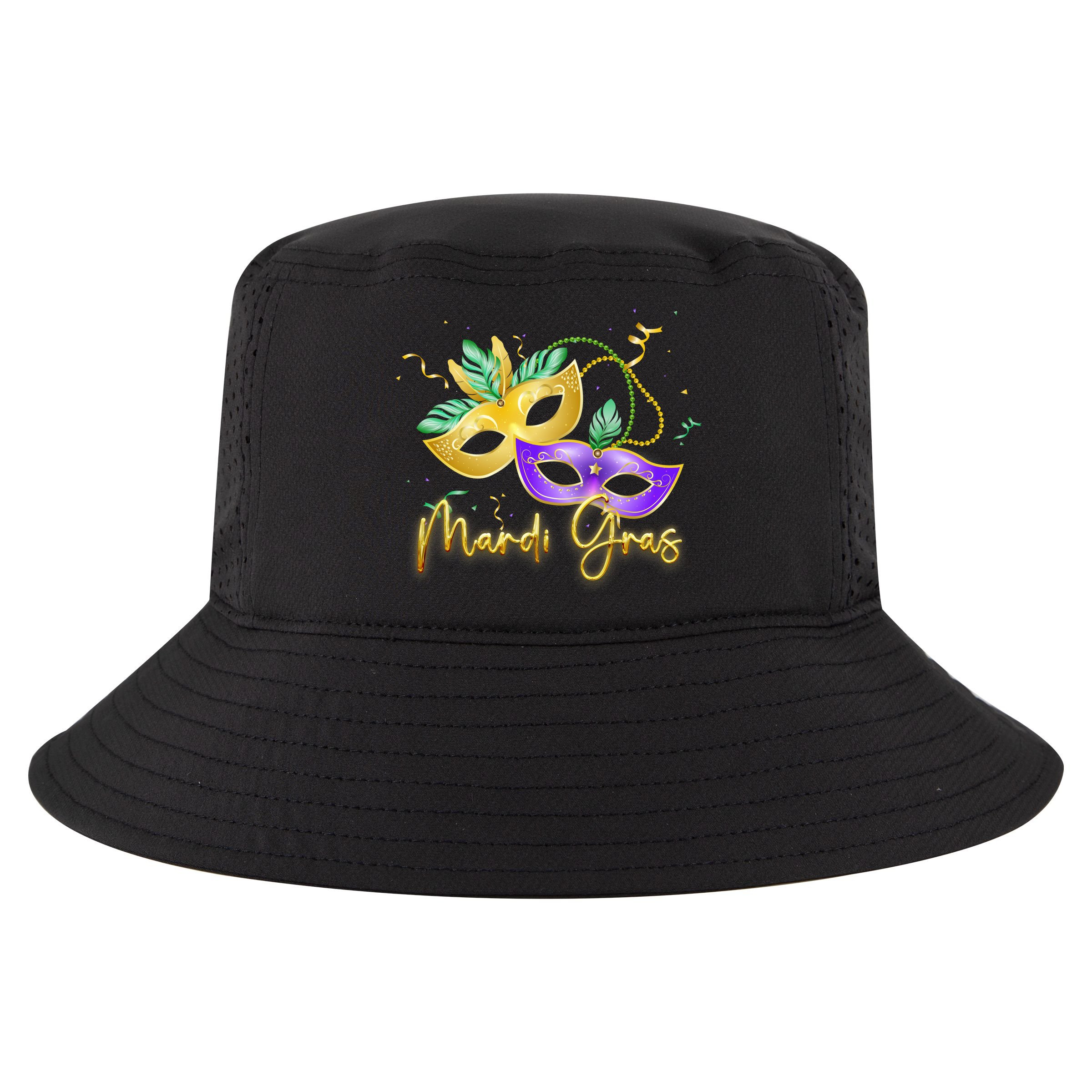 Mari Gras New Orleans Party Cool Comfort Performance Bucket Hat