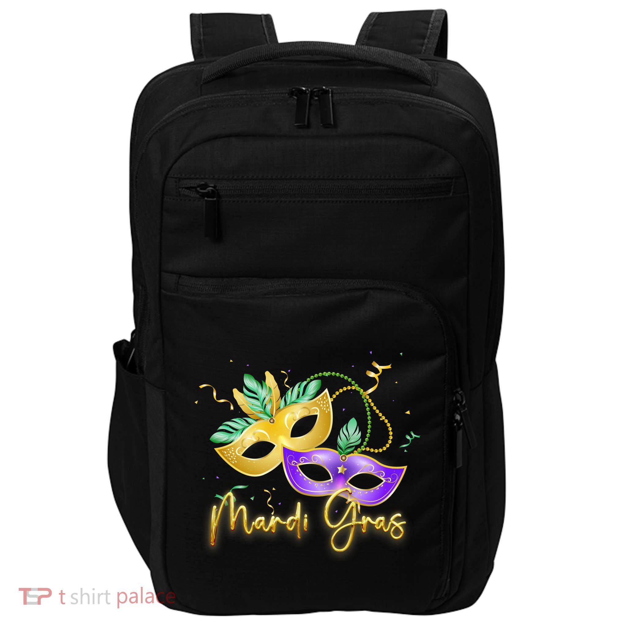 Mari Gras New Orleans Party Impact Tech Backpack