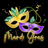 Mari Gras New Orleans Party Sustainable Bucket Hat