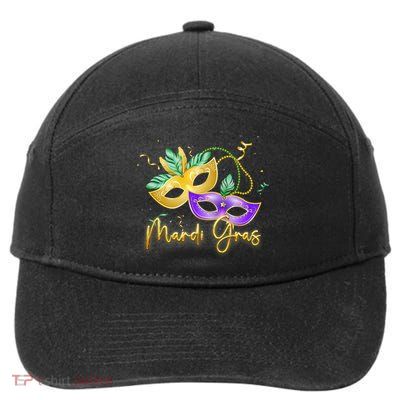 Mari Gras New Orleans Party 7-Panel Snapback Hat