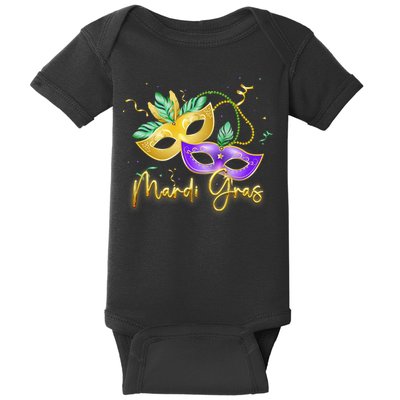 Mari Gras New Orleans Party Baby Bodysuit