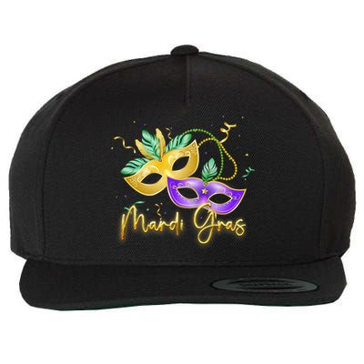 Mari Gras New Orleans Party Wool Snapback Cap