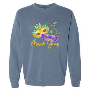 Mari Gras New Orleans Party Garment-Dyed Sweatshirt